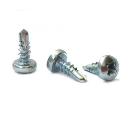 Саморiз Wkret-Met 3,5х9.5(бур) для гiпсокар.по металу зі свердлом,оцинков(100шт) Польща