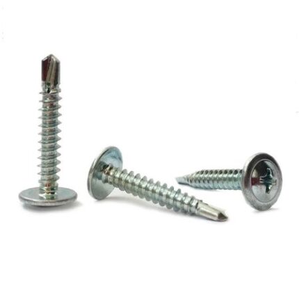 Саморіз Wkret-Met 4.2x32 з пресшайбою,гострий,WPC, оцинкований (100шт) Польща