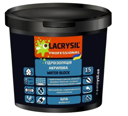 Мастика LACRYSIL гідроізоляційна 6кг