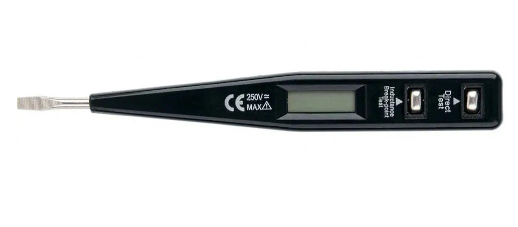 05a83680f89711f0b80cb42e99ccff36_38c9cfd2123911f1b80cb42e99ccff36 Викрутка індикаторна тестер-фазометр, з дисплеєм LCD - Зображення 1