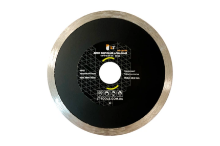 Диск відрізний, алмазний. Тип ріжучого краю: Solid. Розмір: 125*5*22.23