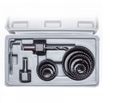 Набір корончастих фрез по дереву 11 шт. (19-63 мм)