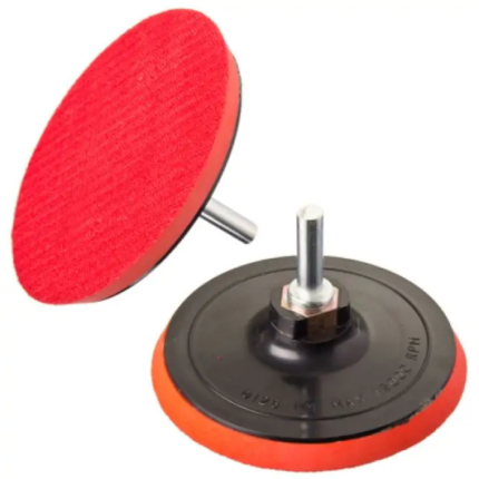 Насадка для дрилі і КШМ з липучкою 125 мм, висота платформи 10 мм