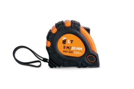 Рулетка магнітна, PROSERIES, 5м*25мм з прогумованим корпусом, 3 стопора полотна