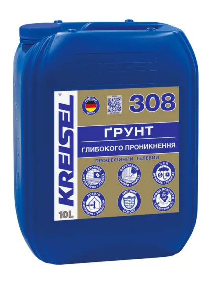 308 KREISEL Грунт глибокого проникнення професійний гелевий (5л)