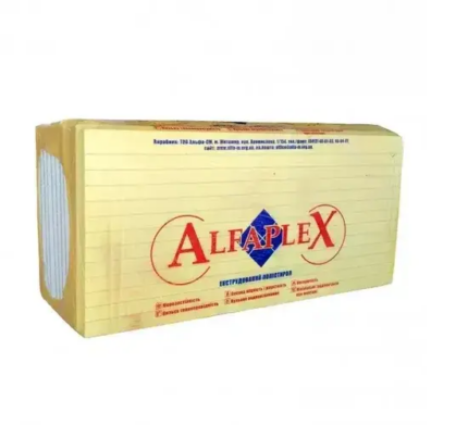 Пінополістирол Alfaplex екструдований, бірюза, 50мм (1200*550, 8шт/уп), 0,264м3/уп