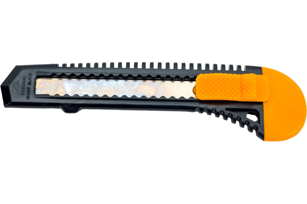 361f31ba2b1e11f0b7de901b0ecd7ae4_3fab35e2028911f1b80cb42e99ccff36 Ніж Hardy универсальний 18 мм пластик - Зображення 1