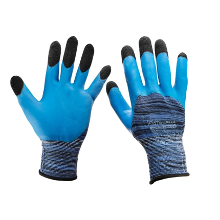 Рукавички синьо-чорна піна (пара)