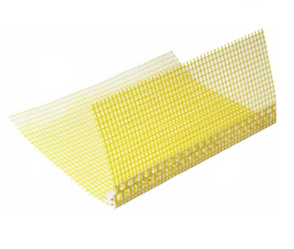 Кутник Пластекс ПВХ з кольор.сіткою (145г/м2), 7*7, 3м