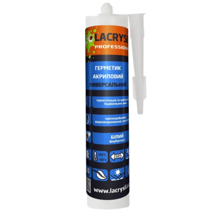 Герметик LACRYSIL акриловий Універсальний 0,4кг