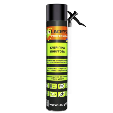 Піна-клей LACRYSIL побутова в/с, 800мл