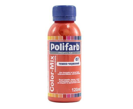 Color Mix Polifarb 07 тем.червоний 0,12л