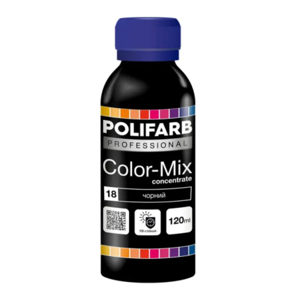 Color Mix Polifarb 18 чорний 0,12л