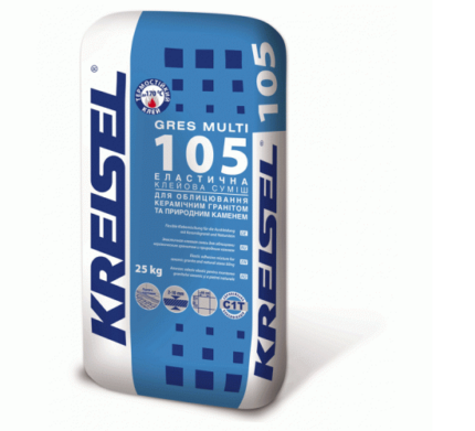 105 KREISEL Клеюча суміш д/керамограніту GRES-MULTI/25