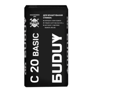 С-20 Стяжка Buduy для підлоги армована (міш. 25кг)