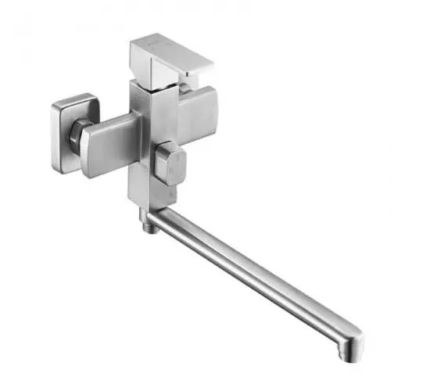 Troya змішувач для ванни дж. довг. пл. гус. євро НЕРЖ.