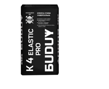 К-4 Суміш клейова Buduy універс. еластична УНІ (міш. 25кг)