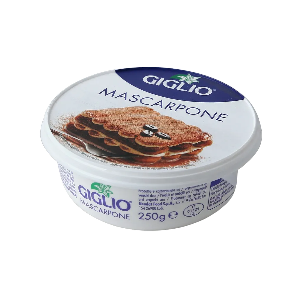 dlr15435 Сир Mascarpone 80% (Giglio), 250 г - Зображення 1