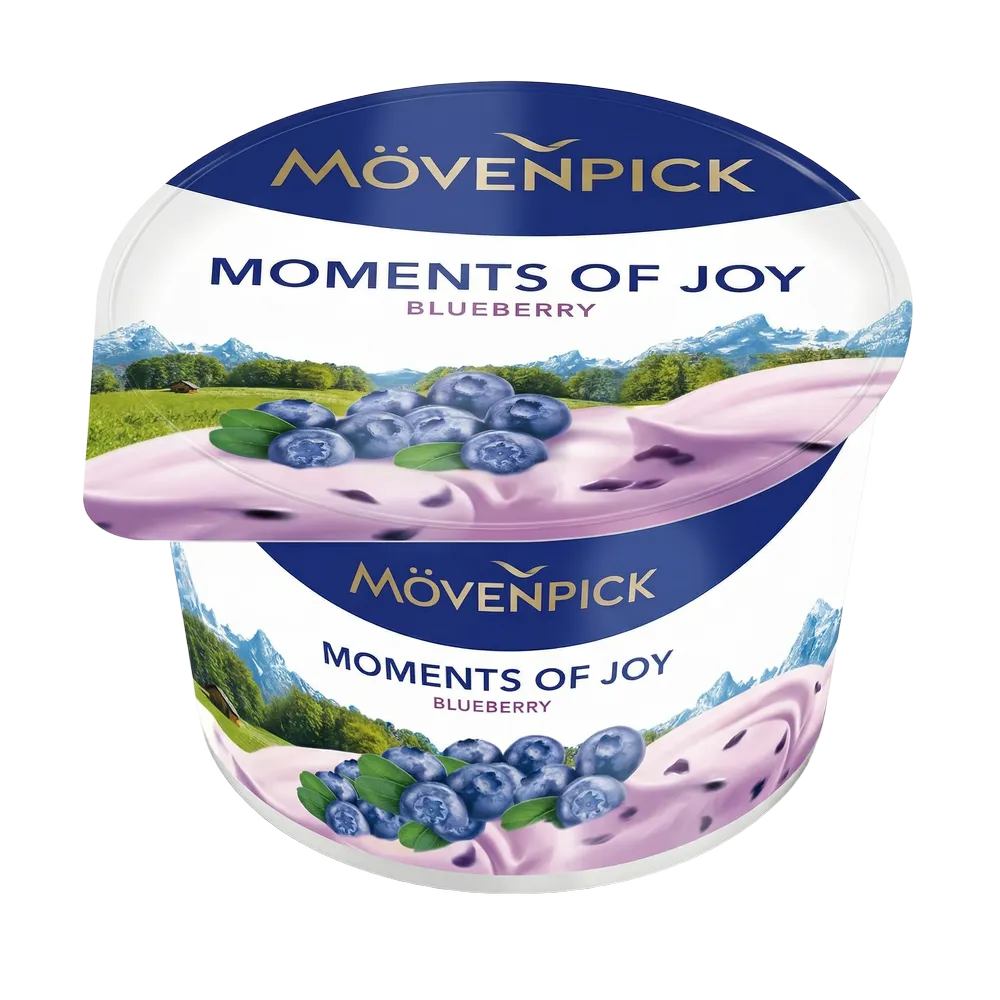 dlr17251 Йогурт Movenpick Premium Moments Чорниця 5%, 100 г (New) - Зображення 1