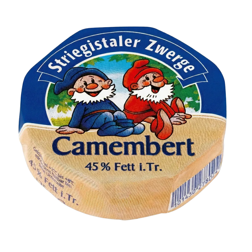 dlr5128 Сир Striegistaler Zwerge Camembert 45%, 125 г - Зображення 1
