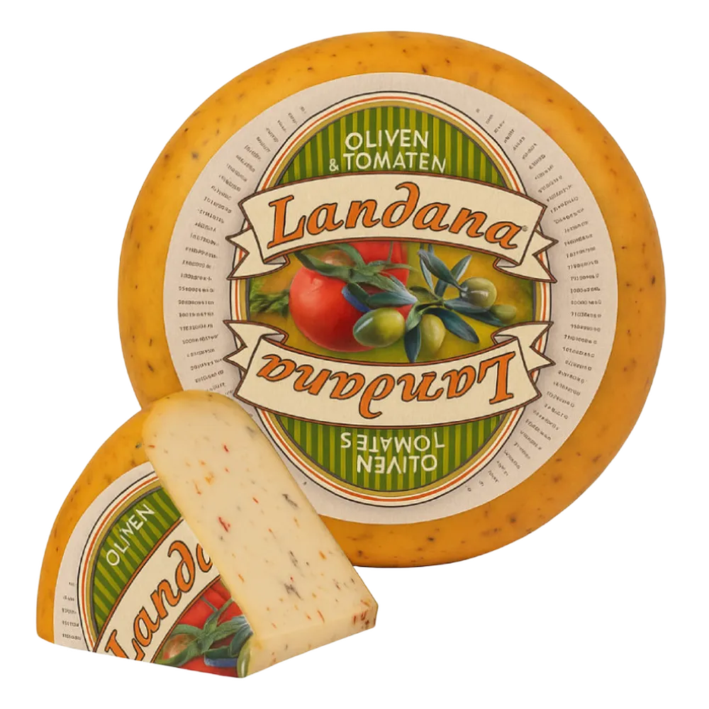 dlr5319 Сир Landana Olives & Tomatoes, 4 кг 50% - Зображення 1